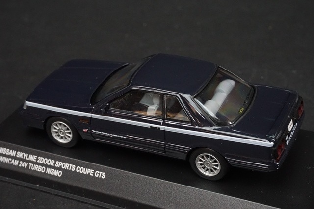京商　1/43日産スカイライン2ドアクーペGTSツインカム24Vターボニスモ 1/43 京商 03707NB 日産 スカイライン 2ドア スポーツ クーペ GTS