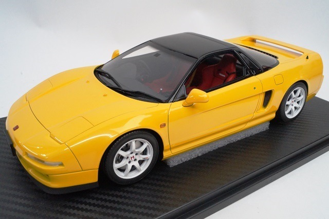 新品17K01-08 onemodel 1/18 ホンダ Type R NSX-NA1 Spa Yellow Pearl