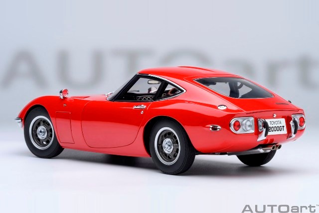 【USED美品】TOYOTA 2000GT 真紅の1/18ミニカー クラシック 予約 79547 オートアート 1/18 トヨタ トヨタ 2000GT 1967