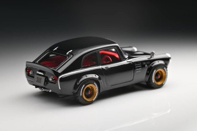 新品特価 YTM 1/64 ホンダ Honda S800 ブラック , Boost Gear