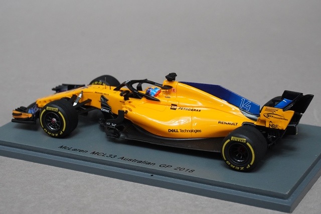 特売】マクラーレン ルノー MCL33 #14 F.アロンソ 2018 アブダビ