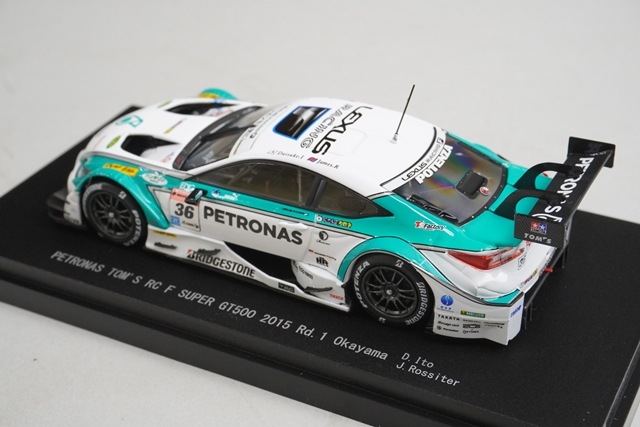 1/43 エブロ 45264 レクサス ペトロナス トムス RC F スーパー GT500