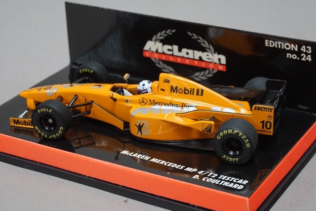 1/43 ミニチャンプス 530974390 メルセデス MP4/12 テストカー