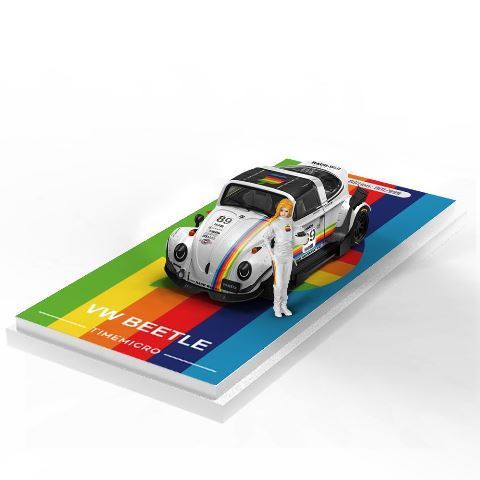 新品 TM646229-1 TimeMicro 1/64 ビートル Beetle White Apple