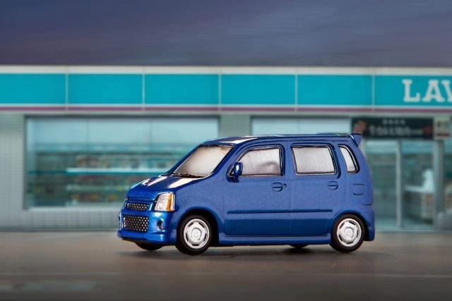 予約 Stance Hunters 1/64 スズキ ワゴンR Suzuki Wagon R RR ブルー
