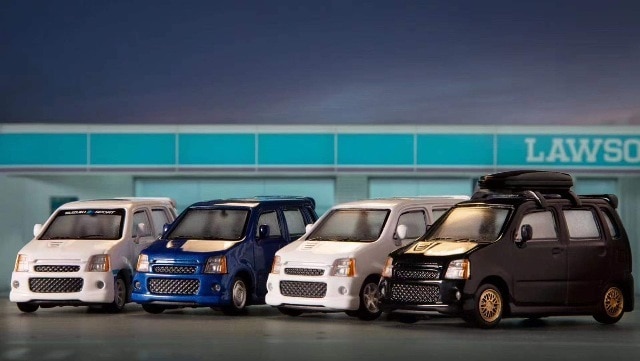 予約 Stance Hunters 1/64 スズキ ワゴンR Suzuki Wagon R RR ブルー
