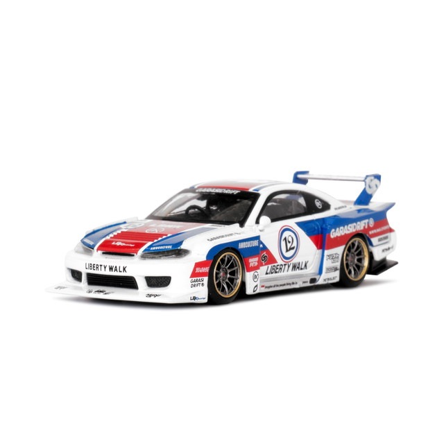 新品 MC141-RDBL TSM MINI-GT 1/64 日産 LB-Super Silhouette S15
