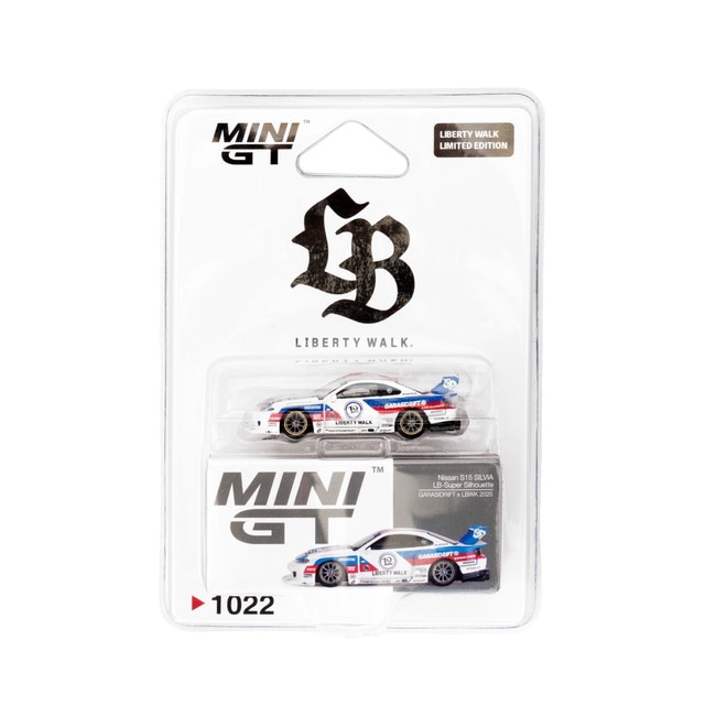 新品 MC141-RDBL TSM MINI-GT 1/64 日産 LB-Super Silhouette S15