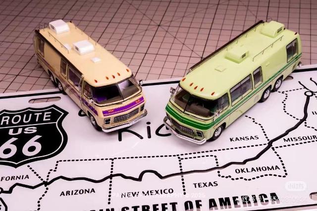 新品 MK Miniatures 1/64 GMC モーターホーム Motorhome 1978 Green