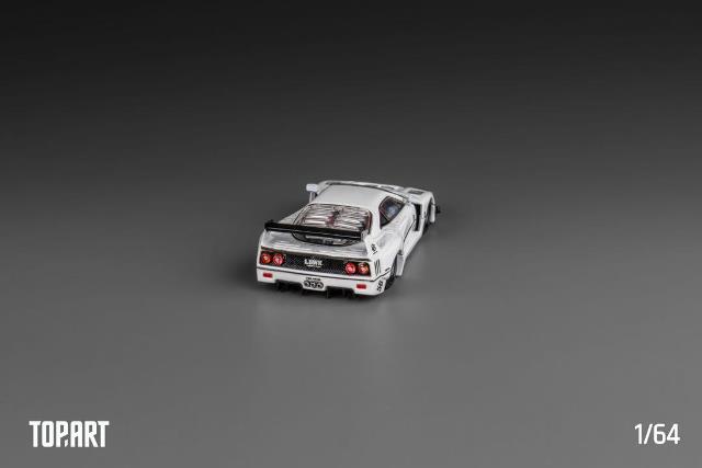 新品 TP0004 TopArt MODEL 1/64 LBWK F40 White, Boost Gear ミニカー通販