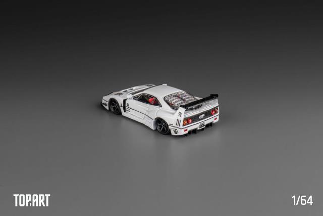 新品 TP0004 TopArt MODEL 1/64 LBWK F40 White, Boost Gear ミニカー通販
