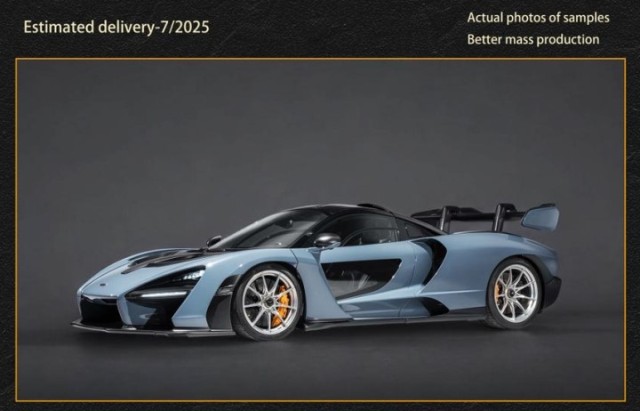 新品 Micro Artisan Model 1/64 マクラーレン セナ McLaren Senna Gray