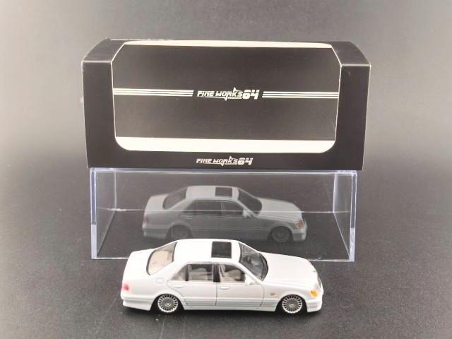 Stance 1/64 Mercedes Benz w 140 精密ミニカー 1/64 Master Weapon Mercedes Benz W140 Black | Diecast Hobby