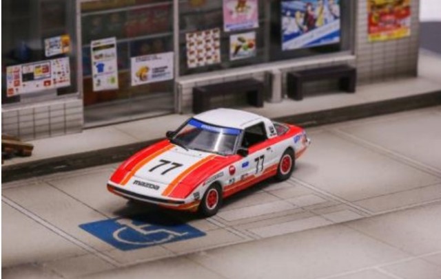 ͽ JLCP7414-24 Wheel Bros  Johnny Lightning 1/64 ޥĥ Mazda RX-7 1981 Special Asia Edition ܥͥåȳĵǽ