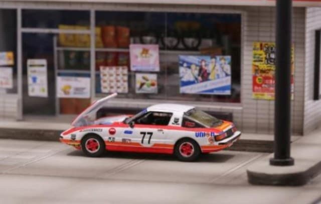 ͽ JLCP7414-24 Wheel Bros  Johnny Lightning 1/64 ޥĥ Mazda RX-7 1981 Special Asia Edition ܥͥåȳĵǽ