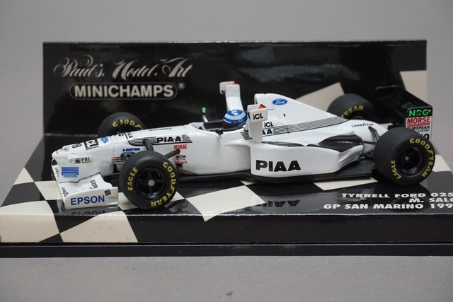1/43 ミニチャンプス 430970029 ティレル フォード 025 M.サロ