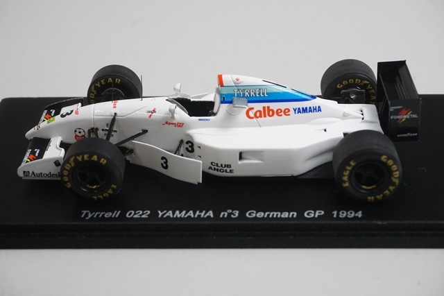 Racing on特注 F1 スパーク 1/43 ティレル 022 片山右京 ユーロスポーツ特注ミニチャンプス 1/43 ティレル 022 ヤマハ