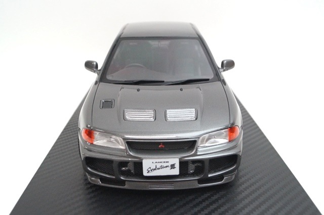 新品17B06-12 onemodel 1/18 三菱 ランサー EVO III Charcoal Grey 
