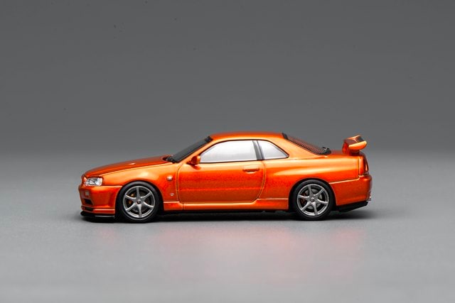 予約 M63471 モーターヘリックス 1/64 Nissan Skyline GT-R(R34) V