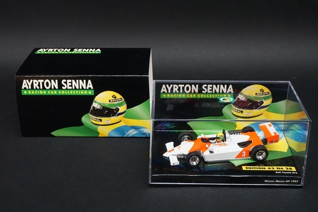 1/43 ミニチャンプス 540834313 ラルト トヨタ RT3 A.セナ マカオGP
