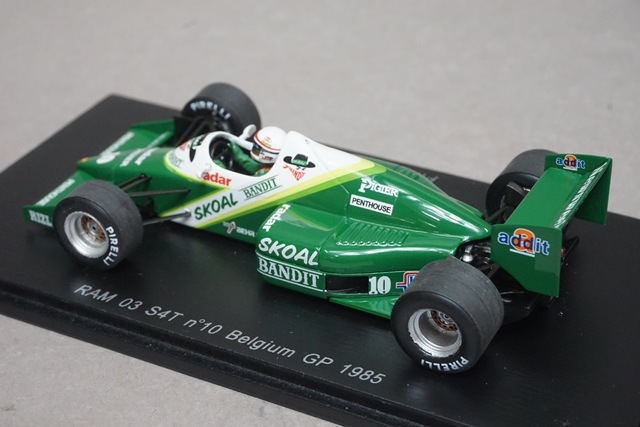 1/43 スパーク S1727 RAM 03 SAT ベルギーGP 1985 #10, Boost Gear