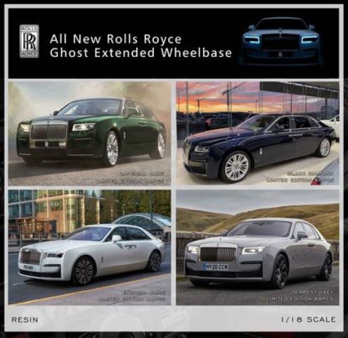予約 RR Original 1/18 ロールス ロイス ゴースト Rolls Royce ghost