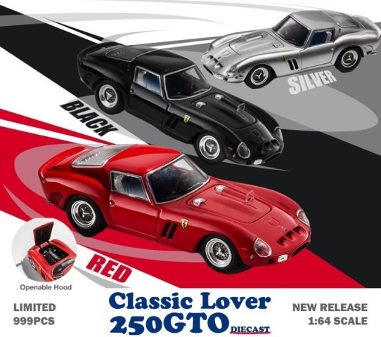 新品 Classic Lover CL 1/64 250 GTO Red, Boost Gear ミニカー通販