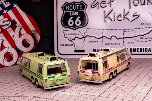 新品 MK Miniatures 1/64 GMC モーターホーム Motorhome 1978 Yellow
