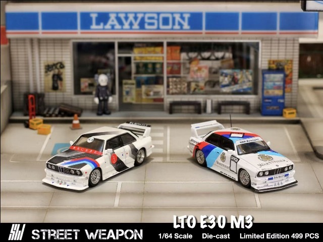 新品 SW Street Weapon 1/64 BMW E30 M3 LTO 改造車 LTO Modified
