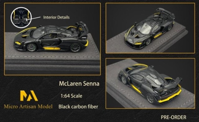 予約 Micro Artisan Model 1/64 マクラーレン セナ McLaren Senna