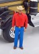  RK18A012 ROAD KINGS 1/18  Figurine Trucker Bo Bandit standing