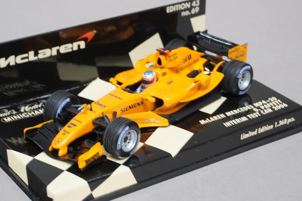 1/43 ミニチャンプス 530064395 マクラーレン メルセデス MP4/20