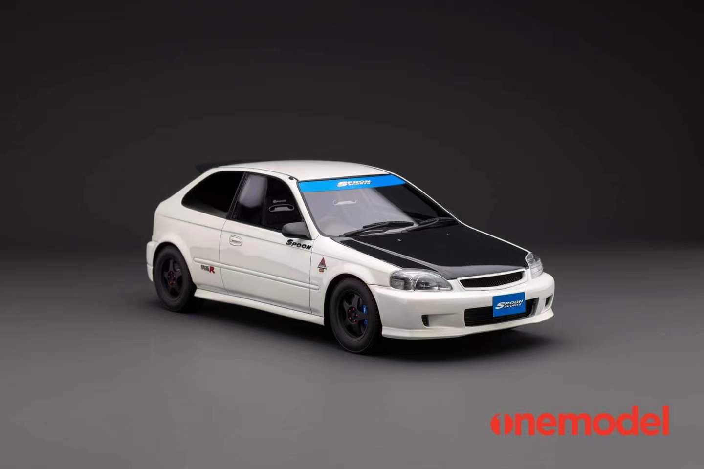 ͽ 22A02-02 onemodel 1/18 ۥ CIVIC TYPE-R EK9 SPOON SPORTS Version. white