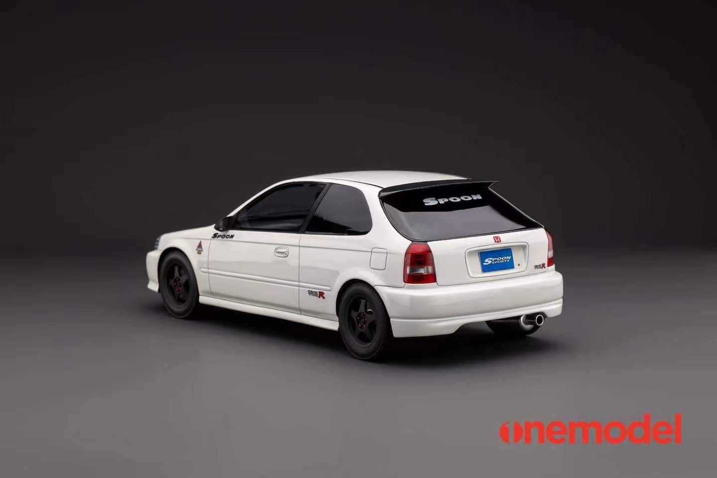 ͽ 22A02-02 onemodel 1/18 ۥ CIVIC TYPE-R EK9 SPOON SPORTS Version. white