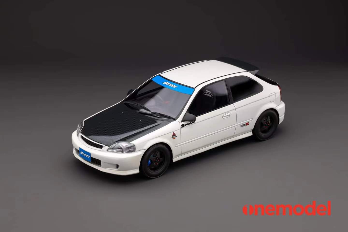 予約 22A02-02 onemodel 1/18 ホンダ CIVIC TYPE-R EK9 SPOON