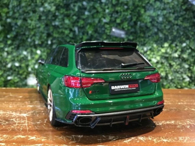 取寄せ KLW0002302 KILOworks 1/18 アウディ Audi RS4 Darwin GREEN