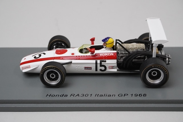 1/43 スパーク S6225 ホンダ RA301 イタリアGP 1968 #15 D.ホッブス