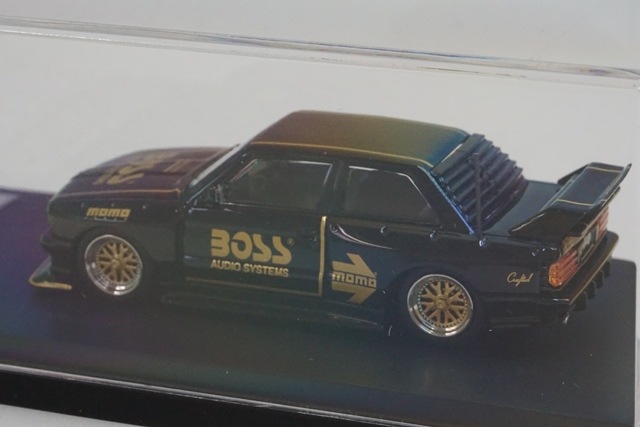 ミニカー BMW_INDEPENDENT 新品 SW Street Weapon 1/64 BMW E30 Bright Black BOSS, Boost Gear