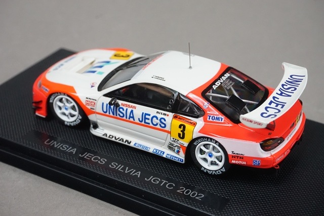 1/43 エブロ 44887 ユニシア ジェクス シルビア JGTC 2002 #3