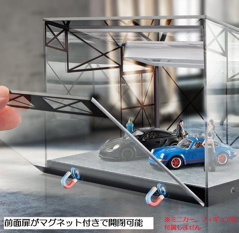 新品 SCJ430 収蔵家 ジオラマ 1/64 カーショールーム , Boost Gear