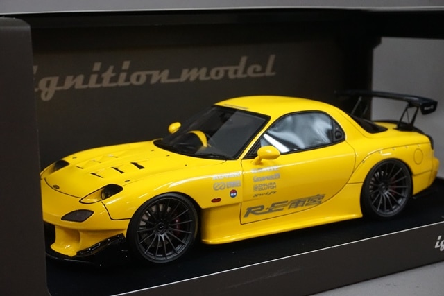 1/18 ˥åǥ IG1042 ޥĥ RX-7 (FD3S) RE Amemiya Yellow