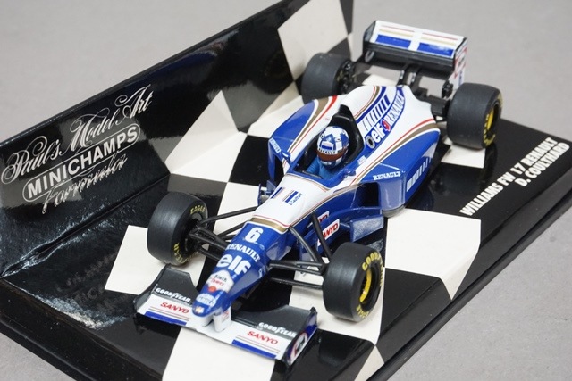 1/43 ミニチャンプス 430950006 ウィリアムズ ルノー FW17 D