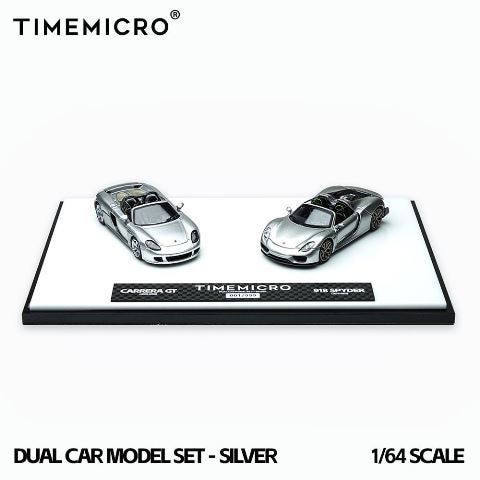 新品 TM643529-T TimeMicro TM 1/64 ポルシェ 918 Spyder & CARRERA GT