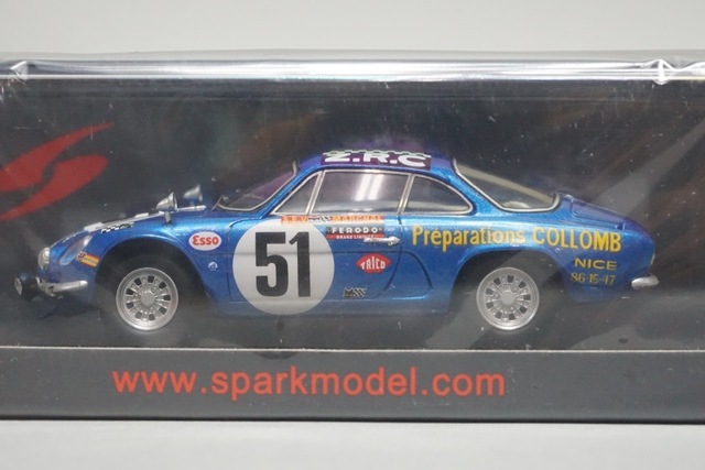 ����S6103 ���ѡ��� 1/43  Alpine A110 #51 24H Le Mans 1968 B. Collomb - F. Lacarreau