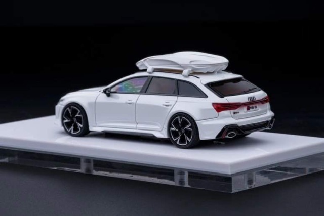 MH MotorHelix 1/64 アウディ RS6 シルバー 京商 レジン 予約 RE64001-H Refine Emotion 1/64 アウディ Audi RS6 Avant