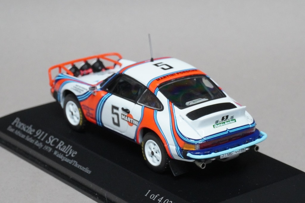 1/43 ミニチャンプス 400786205 ポルシェ 911 SC ラリー 1978 イースト