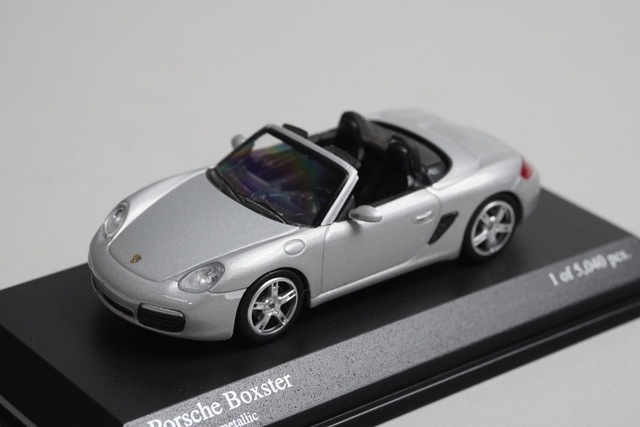 1/64 ミニチャンプス 640065630 ポルシェ ボクスター シルバー