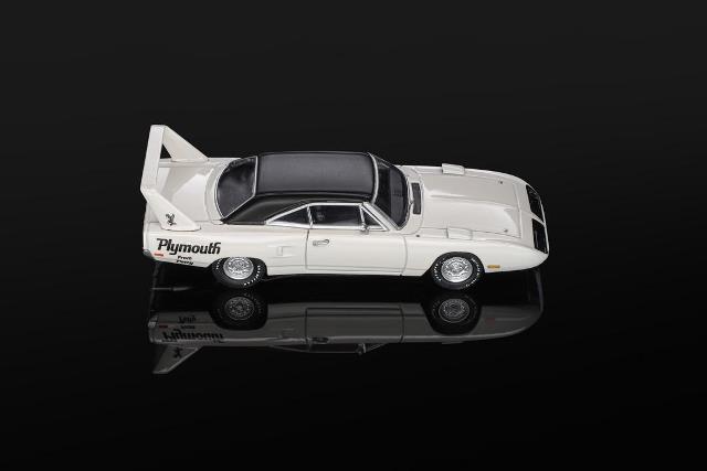 希少✨ MIRAGEミニカー 予約 Mirage 1/64 プリムス スーパーバード Plymouth Superbird White
