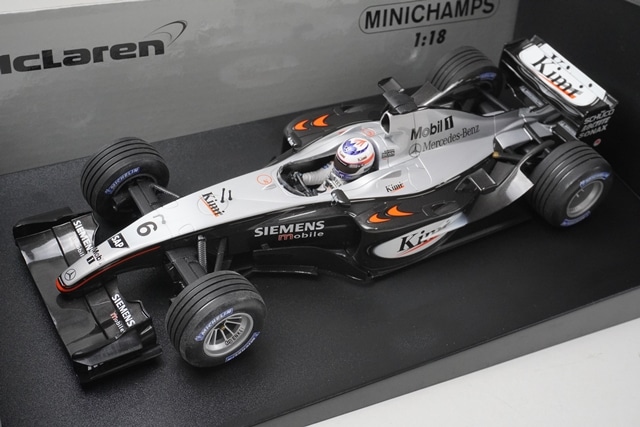 ミニチャンプス1/18マクラーレンメルセデスMP4-17 Kライコネン マクラーレン MP4-17 K.ライコネン | F1ミニカーあれこれ