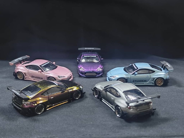 新品 MJ Model 1/64 Pandem 86 / GT86 Rocket Bunny V3.0 Metallic